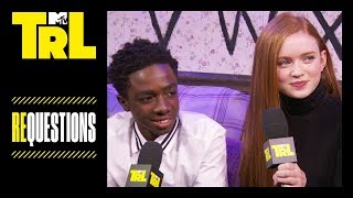 The Stranger Things Cast Answer RapidFire Fan Questions  Requestions  TRL [upl. by Wolfie]