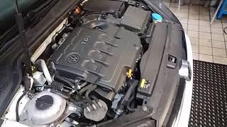 VW Golf mk7 20Tdi jak odpowietrzyc układ chłodzenia HOW TO BLEED COOLING SYSTEM [upl. by Ahsetel]