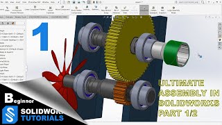 Ultimate SolidWorks Assembly tutorial for Beginners  Part 1 [upl. by Gnex563]