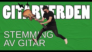 Hvordan stemmer man en gitar  Nybegynnerkurs [upl. by Jordon]