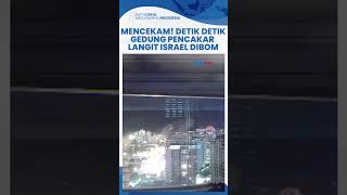 Detikdetik Mencekam Gedung Pencakar Langit di Haifa Meledak Satu per Satu Dihujani Roket Hizbullah [upl. by Iknarf]