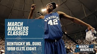 Kentucky vs Duke 1998 Elite Eight  FULL GAME [upl. by Kcireddor]