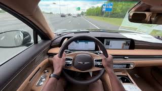 2023 Genesis G90 35T ESupercharger POV Test Drive [upl. by Dowzall95]