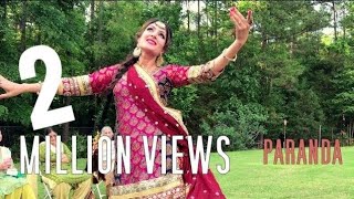 Paranda Kaur B Jutti Patiale di aa dance performance choreography by punjabi girl bhangra [upl. by Lumbye]