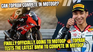 Finally Officially Going to MotoGP 🔥 Toprak Tests the Latest BMW to Compete in MotoGP [upl. by Assilim]