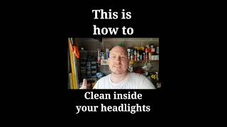 how to remove dust inside headlightcleaning inside headlight covershonda stream rn6 [upl. by Ttenneb]