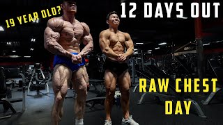 12 DAYS OUT  CHEST DAY W TRISTYN LEE [upl. by Daloris]