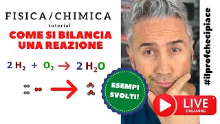 come si bilancia una reazione chimica legge di Lavoisier la chimica che ci piace [upl. by Frederich]