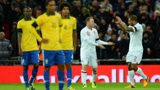 England vs Brazil 21 Official Goals and Highlights Wembley 060213  FATV [upl. by Kelleher63]