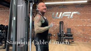 How to do the Standing Cable Crunch [upl. by Ixela307]