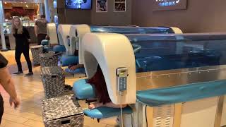 Aqua Massage at Excalibur Hotel amp Casino in Las Vegas [upl. by Ajiat]