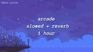 arcade  slowed  reverb 1 hour [upl. by Yemar]