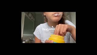 crunchy cornstarch eating asmr [upl. by Hakaber]