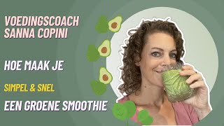 Gezonde smoothie spinazie [upl. by Charissa]