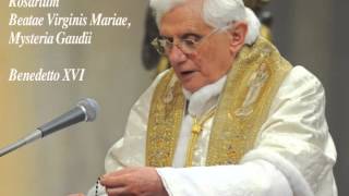 Rosario in Latino di Benedetto XVI  Misteri Gaudiosi [upl. by Gifford]