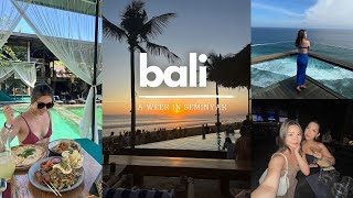 BALI VLOG  7 days in Seminyak beach clubs bali nightlife sunsets [upl. by Emoraj]