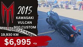 2015 KAWASAKI VULCAN 900 CUSTOM [upl. by Lehrer]