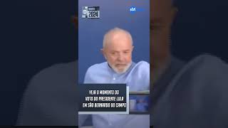 Eleições 2024 Confira a chegada do Presidente Lula para votar [upl. by Ocir]