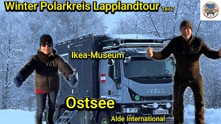 Winter Polarkreis Lapplandtour Teil 7 55 Overlander Expeditionsmobil Vanlife Camping Wohnmobil [upl. by Sundberg]