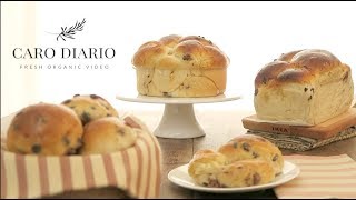 🌱 PAN BRIOCHE morbidissimo senza burro uova latte ai 3 cioccolati e infinite combinazioni  48 [upl. by Gardell177]