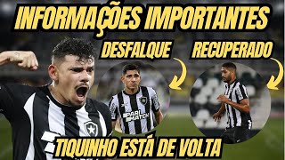 ðŸš¨ INFORMAÃ‡Ã•ES IMPORTANTES TIQUINHO ESTÃ DE VOLTA AO BFR  SAVARINO POUPADO  PABLO RECUPERADO [upl. by Williamson751]