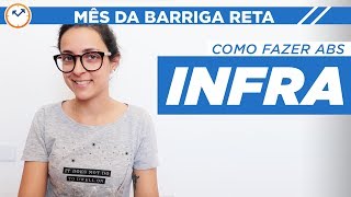 😅 COMO FAZER ABDOMINAL INFRA 💪  MêsDaBarrigaReta  Saúde na Rotina [upl. by Larkins]