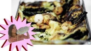 Pasticcio di Asparagi con Gamberi e Ricotta  Le Ricette di Alice [upl. by Janith732]