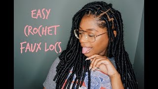 EASY Crochet Faux Locs  Bobbi Boss BOMBA SOUL Faux Locs [upl. by Okimuk]