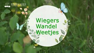 Wiegers WUR Wandel Weetjes  Natte natuurtuin [upl. by Brownson]