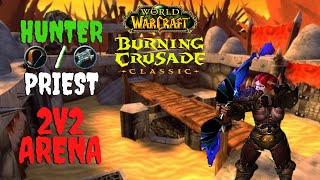 WoW TBC Hunter PvP  2v2 Arena HunterPriest 243 [upl. by Ez]