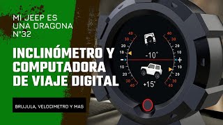 Cómo instalar un inclinómetro de coche 4x4 para tu Jeep digital brújula velocímetro [upl. by Eineg]