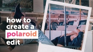 Make a Polaroid Edit with PicsArt  PicsArt Tutorial [upl. by Llerehs]