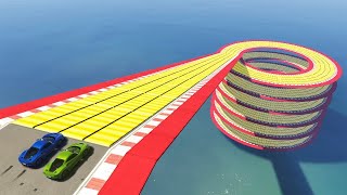 Crazy Speed Boost Vortex Loops  GTA 5 Online [upl. by Arianne]