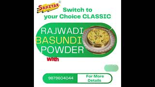 RAJWADI BASUNDI POWDER Instant Premix [upl. by Arreyt792]