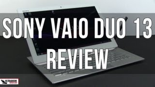 Sony Vaio Duo 13 review THE slider [upl. by Hterrag]