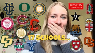 College Decisions Reactions 2024 ivies ucs more [upl. by Yelsew]