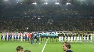 Borussia Dortmund vs AFC Ajax Amsterdam 10 18092012 Stimmung Hymne Champions League [upl. by Assiruam]