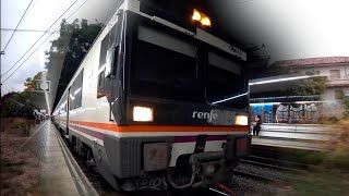 Rail View Right de Sigüenza a Madrid Chamartín renfe 470 2018 [upl. by Enttirb]