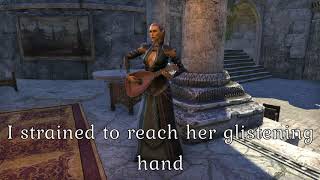 ESO Bard song StarEyed Bride of Alinor with lyrics [upl. by Cowden]