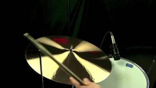 Paiste 2002 18quot Medium Crash [upl. by Enilorac676]