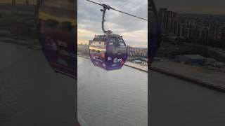 Cable car riding on the Victoria dockcablecarridevictoriadockadventuretimedaretoridesohigh [upl. by Kiele]