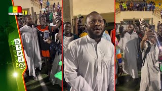 Regardez Modou lo saffiche en toute complicité avec ses supporters 24h avant son [upl. by Jaenicke]