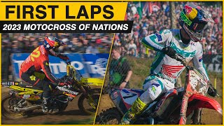 First Laps  2023 Motocross of Nations [upl. by Lowenstein]