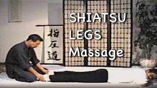 Shiatsu Massage on Legs Prone Position  Shiatsu on Lower Limbs Namikoshi [upl. by Sugna]