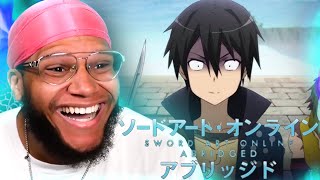 FIRST TIME WATCHING Sword Art Online Abridged Episode 1 REACTION [upl. by Eitsirc33]