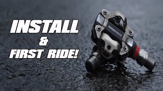 First Time Install amp Ride with Assioma Pro MX1 Power Meter Pedals  Cycling Tech Review [upl. by Llebpmac]