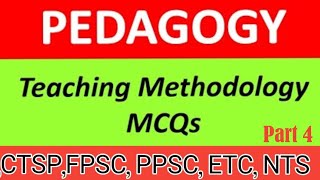 Teaching Methodology Mcqs With Answer  Teaching methods Mcqs [upl. by Ardella]