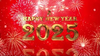 Happy New Year 2025  Elegant HD Wishes Video for Celebrations [upl. by Bocyaj212]