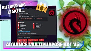 How to Make a Discord Multipurpose Bot v5  BITZXIER SRC LEAKED  Kronix [upl. by Aluor]