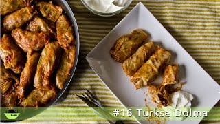 16 Turkse Dolma Gevulde Spitskool Foodbomb [upl. by Baugh]